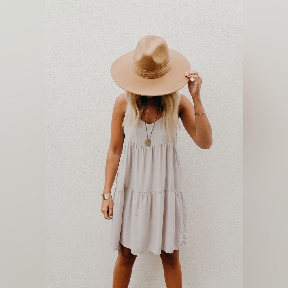 CJLA Sloan Dress - Stone Grey